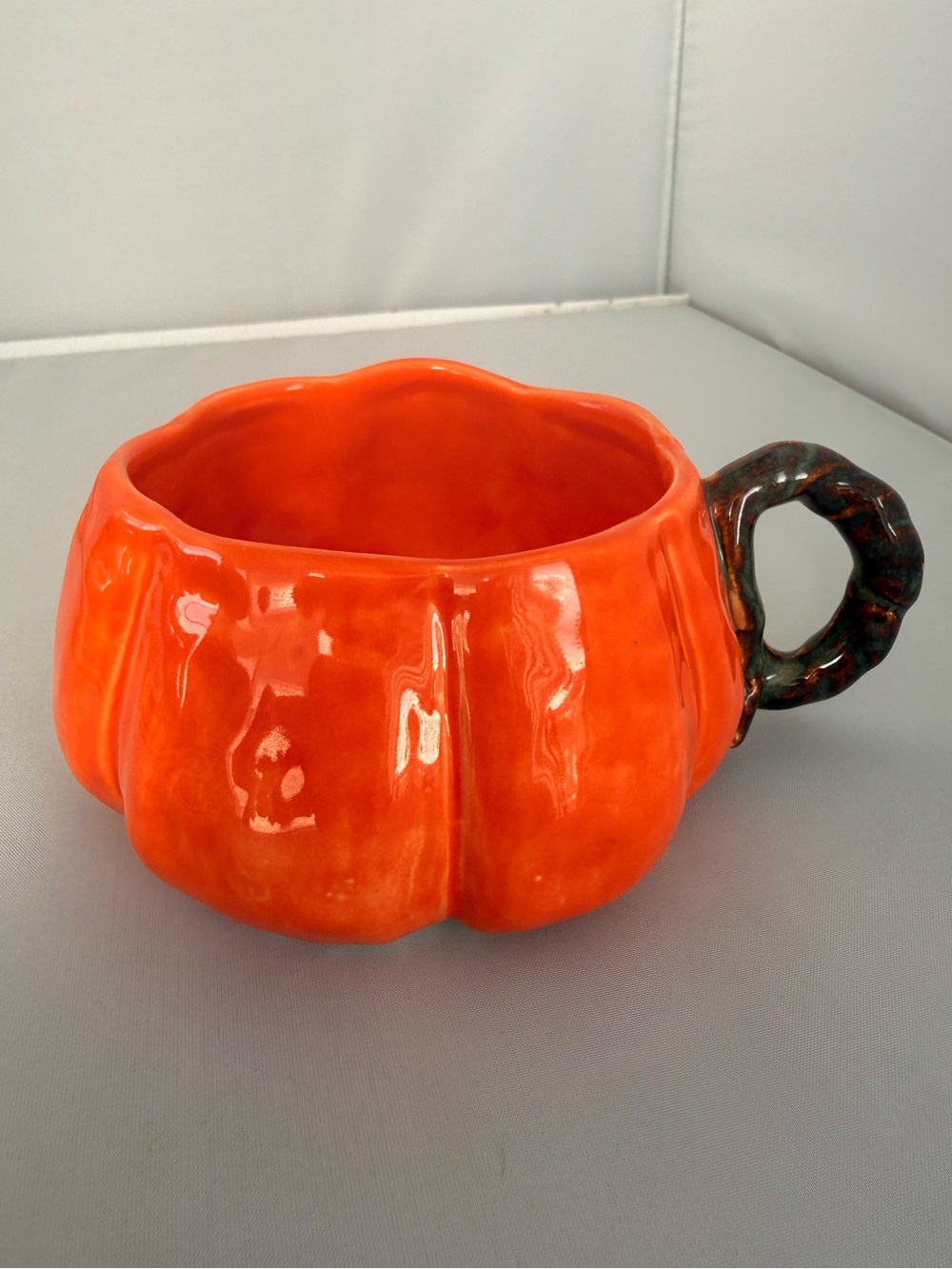 Fitz and Floyd pumpkin mug